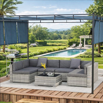 Salon de Jardin 6 Places - StJean-Garden